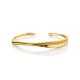 Minimalist Gold Plated Silver Cuff Bracelet The ICONIC, image , picture 3