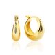 Chunky Gilded Silver Hoop Earrings The ICONIC, image 