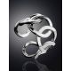 Elegantly Sculpted Sterling Silver Ring The ICONIC, Ring Size: Adjustable, image , picture 2
