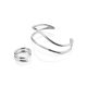 Trendy Silver Coil Ring The ICONIC, Ring Size: Adjustable, image , picture 8