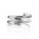 Trendy Silver Coil Ring The ICONIC, Ring Size: Adjustable, image , picture 7