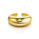 Luxurious Gold-Plated Silver Ring The ICONIC, Ring Size: Adjustable, image , picture 3