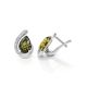 Sterling Silver Earrings With Green Amber The Acapulco, image , picture 3