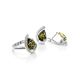 Sterling Silver Earrings With Green Amber The Acapulco, image , picture 5