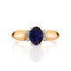 Refined Gold Sapphire Diamond Ring, Ring Size: 8 / 18, image , picture 3