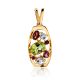 Chic Golden Mix Color Crystal Pendant, image 