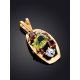 Chic Golden Mix Color Crystal Pendant, image , picture 2