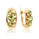 Golden Chrysolite Earrings, image 