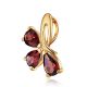 Refined Gold Garnet Pendant The Flora, image , picture 3