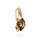 Geometric Golden Pendant With Smoky Quartz Centerstone, image , picture 3