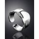 Statement Silver Molten Wave Ring The Liquid, Ring Size: Adjustable, image , picture 2