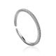 Slender Silver Adjustable Ring The ICONIC, Ring Size: Adjustable, image 