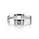 Double Shank Silver Ring The Liquid, Ring Size: Adjustable, image , picture 3