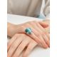Crystal Encrusted Frog Ring The Jungle, Ring Size: 5.5 / 16, image , picture 4