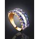 Fabulous Gold Tanzanite Band Ring, Ring Size: 8.5 / 18.5, image , picture 2