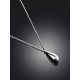 Minimalistic Sterling Silver Teardrop Pendant Necklace The Liquid, image , picture 2
