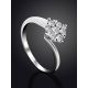 Stylish White Gold Diamond Ring, Ring Size: 6.5 / 17, image , picture 2