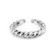 Chic Silver Adjustable Ring The ICONIC, Ring Size: Adjustable, image , picture 2