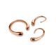 Statement Rose Plated Silver Drop Earrings The Liquid, image , picture 3