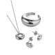 Striking Silver Pendant Necklace The Liquid, image , picture 3