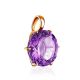 Dazzling Gold Amethyst Pendant, image , picture 3