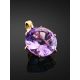 Dazzling Gold Amethyst Pendant, image , picture 2
