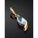 Elegant Gold Topaz Pendant, image , picture 2