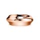 High-Polished Modern Rose Plated Silver Ring The ICONIC, Ring Size: Adjustable, image , picture 3