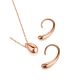 Statement Rose Plated Silver Drop Earrings The Liquid, image , picture 4