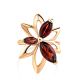 Floral Design Gold Garnet Ring The Verbena, Ring Size: 6.5 / 17, image , picture 3