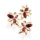 Floral Design Gold Garnet Ring The Verbena, Ring Size: 6.5 / 17, image , picture 5