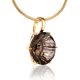 Fabulous Gold Pendant With Bold Faceted Smoky Quartz, image , picture 3