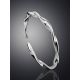 Wavy Beautiful Silver Ring The Liquid, Ring Size: Adjustable, image , picture 2