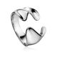 Designed Silver Ring Liquid The Liquid, Ring Size: Adjustable, image 