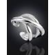Twisted Silver Adjustable Ring The ICONIC, Ring Size: Adjustable, image , picture 2