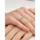 Elegant Channel Set Crystal Ring In Silver, Ring Size: 8.5 / 18.5, image , picture 5