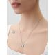 Silver Necklace With Sleek Pendant The Liquid, image , picture 3
