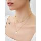 Gilded Silver Multi Strand Necklace  The Liquid, image , picture 4