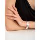 Textured Silver Cuff Bracelet The Liquid, image , picture 5