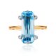 Chic Gold Topaz Diamond Ring, Ring Size: 8.5 / 18.5, image , picture 3