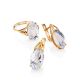 Fashionable Gold Topaz Ring, Ring Size: 8.5 / 18.5, image , picture 5