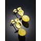 Charming Gilded Silver Amber Dangles The Palazzo, image , picture 2