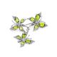 Silver Chrysolite Butterfly Brooch, image , picture 2