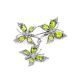 Silver Chrysolite Butterfly Brooch, image , picture 3