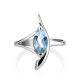 Chic Silver Topaz Ring, Ring Size: 8.5 / 18.5, image , picture 3