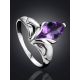 Exquisite Silver Amethyst Ring, Ring Size: 9 / 19, image , picture 2
