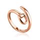 Belt Shaped Coil Ring The ICONIC, Ring Size: Adjustable, image 