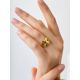 Trendy Gilded Band Ring The ICONIC, Ring Size: Adjustable, image , picture 4