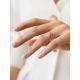 Criss Cross Design Silver Ring The ICONIC, Ring Size: Adjustable, image , picture 4