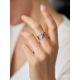 Chic Twisted Design Silver Ring The Liquid, Ring Size: Adjustable, image , picture 4